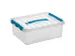 Q-line opbergbox 12L transparant blauw - 40x30x14cm