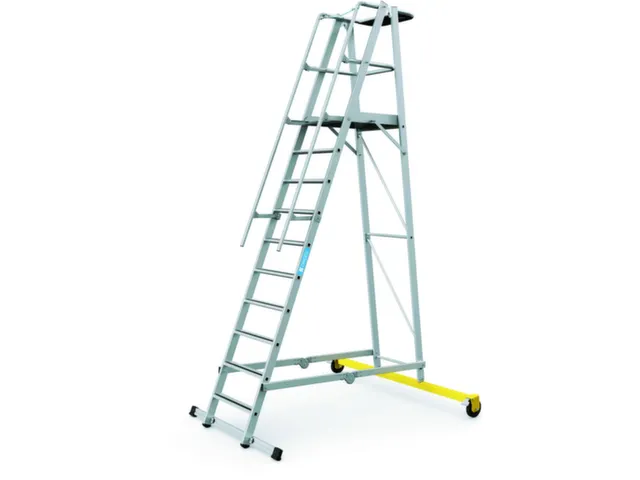 Platformladder Aluminium Bordes H X B X D 2600X 600X 630Mm 10Treden
