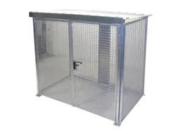 Gasflessendepot Voor 60 Gasflessen 2180x2400x1500mm Staal/draadgaas