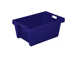 Euronorm Draaistapelbak 250x600x400mm Blauw 40l - 1