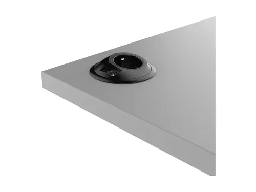 Desktop stekkerdoos Power PixelTUF 1x Penaarde +USB A/C 25W Zwart
