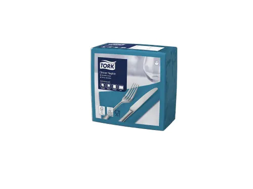 Tork 477906 Dinnerservet Advanced Blauwgroen 39x39cm
