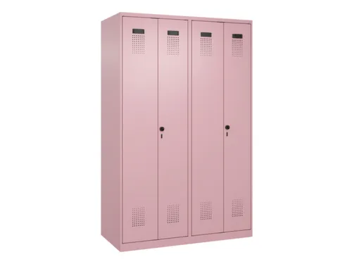 locker voor scheiding van kleding,HxBxD 1850x1200x500mm,4vak