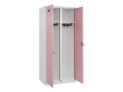locker voor scheiding van kleding,HxBxD 1850x800x500mm,2vak