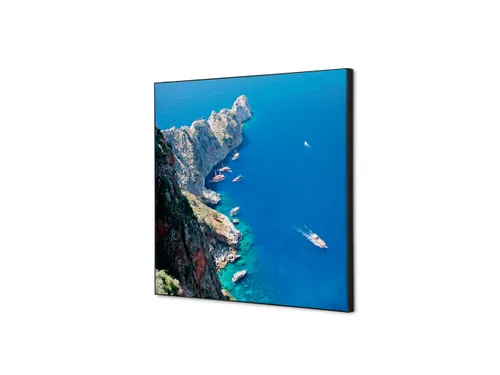 Wanddecoratie Textiel Set 40x40cm Zee Rotsen