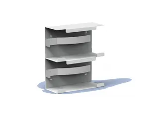 Handschoendispenser Duo Aluminium, Mqdgda - 1