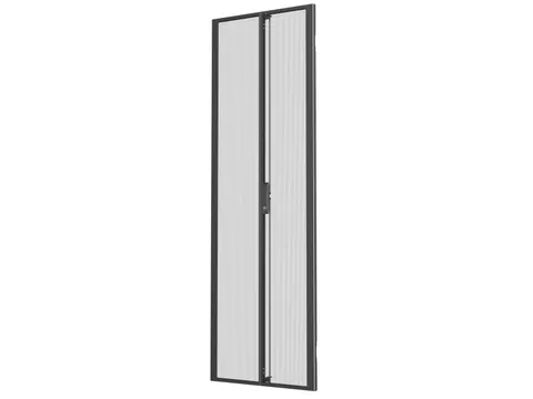 Vertiv VRA6007, Dubbele deur, Zwart, Metaal, 48U, 600 mm, 2 stuk(s)