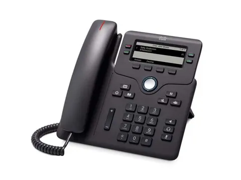 Cisco 6851 IP telefoon Zwart 4 lijnen