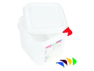 Voedseldoos Araven GN 1/6 met deksel 2600 ml 4 stuks - 2