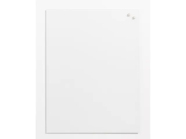 Glasmagneetbord Naga 45x60cm Pure White
