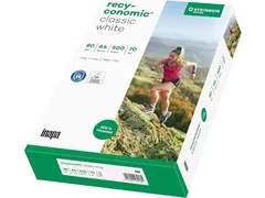 Recyconomic recycled kopieerpapier A4 classic wit 80 gram 500vel