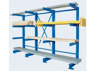 Draagarmstelling Basis+aanbouw Hxbxd 2000x3100x740mm 4staanders 12arm - 2