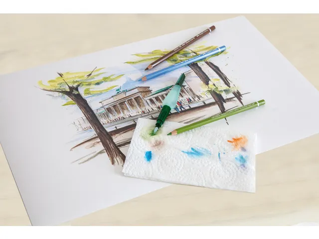 Penseel Faber-Castell met watertank fijn