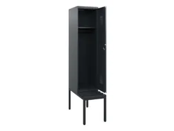 locker met bank,HxBxD 1950x400x815mm,1vak,vak B 400mm,cilinderslot