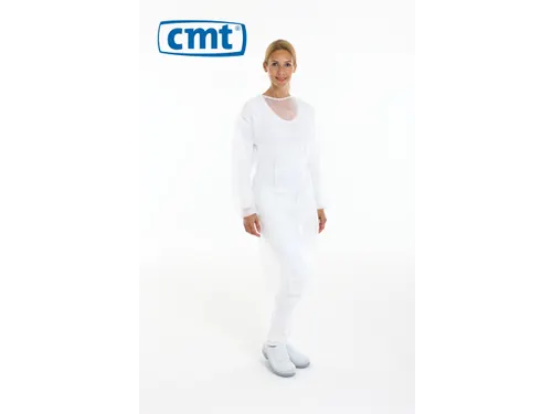 Pp Non Woven Isolatieschort Wit Latex Vrij Regular Weight 100 Stuks