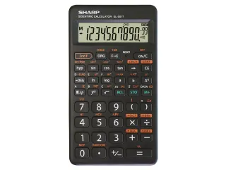Calculator Sharp EL501TWH zwart-wit wetenschappelijk - 1