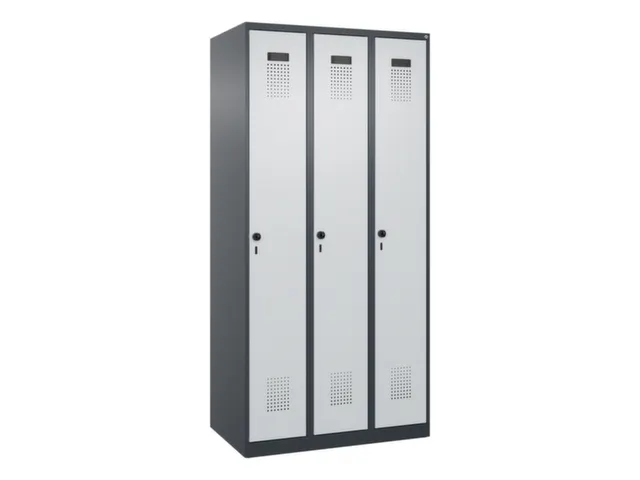locker voor scheiding van kleding,HxBxD 1850x900x500mm,3vak