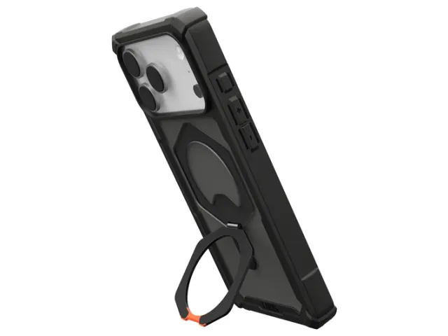 UAG Plasma XTE iPhone 17 Pro Max Hoesje MagSafe Stand Zwart Oranje