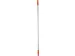 Manche en aluminium 2958-7 orange 130cm Ø25 mm à pas de vis