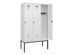 locker,HxBxD 2120x1200x500mm,3vak,vak B 400mm,draaigrendel