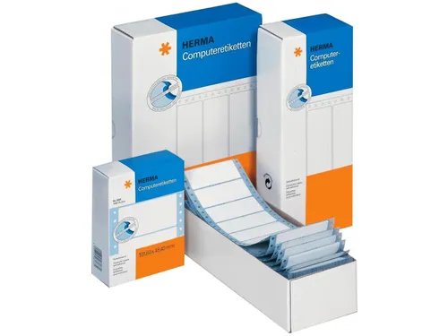 Computeretiketten 8183 Eindloos 88.9x35.7mm 1-baan Blauw
