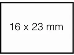 OUTLET Prijsetiket 16x23mm Sato Duo 20 afneembaar wit