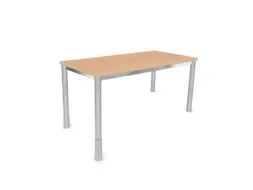 In hoogte verstelbaar bureau,HxBxD 720-840x1200x600mm,NE-esdoorn