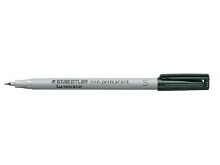 Viltstift Staedtler OHP Lumocolor 311 non permanent S 0.4mm Zwart - 1