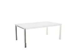 In hoogte verstelbaar bureau,HxBxD 720-840x1800x1000mm,Bl-wit