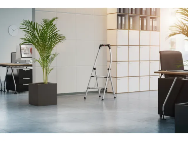 vouwtrapje bordes H 490mm 2treden aluminium