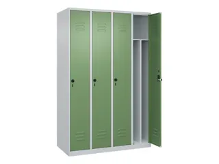 locker voor scheiding van kleding,HxBxD 1850x1200x500mm,4vak - 2