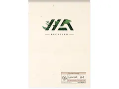 Shine Bright & Recycled schrijfblok A4 gelijnd