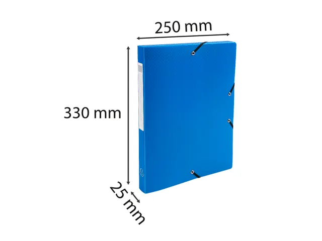 Boite de classement Exabox dos 25mm Polypropylène 7/10e Opak - A4. -