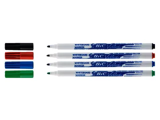 Viltstift Bic Velleda 1721 whiteboard rond fijn blauw - 3