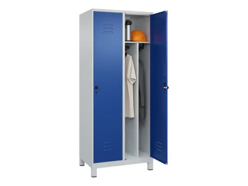 locker voor scheiding van kleding,HxBxD 1950x800x500mm,2vak