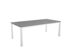In hoogte verstelbaar bureau,HxBxD 720-840x2000x1000mm,MS-donkergrijs