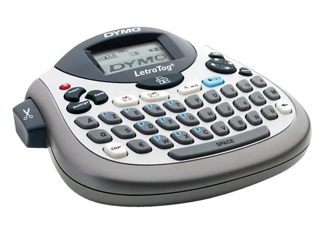 Labelprinter Dymo LetraTag 100T draagbaar azerty 12mm zilver
