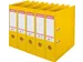 Classeur à levier Esselte Power N°1 PP 75mm jaune 5 pièces
