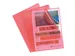PK 100 L-mappen geko rrelde PP A4 rood