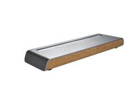 Pennenbak Sigel Smartstyle 24x7.5x2.25cm zilvergrijs/hout
