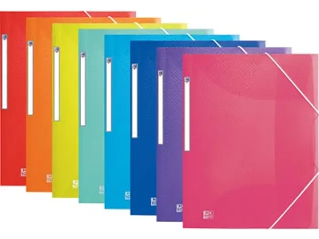 Urban elastomap A4 transparante kleuren