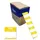 Etiket Avery HACCP dinsdag geel 25x25mm 1000 stuks