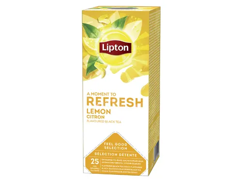 Thee Lipton Refresh Lemon Met Envelop 25Stuks