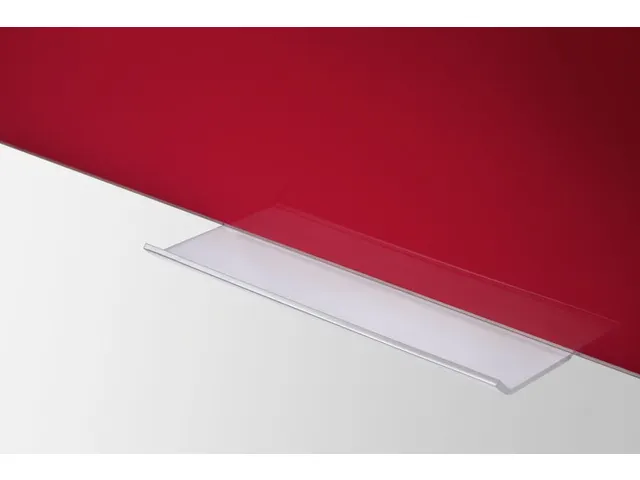 Glasbord 60x80cm Rood