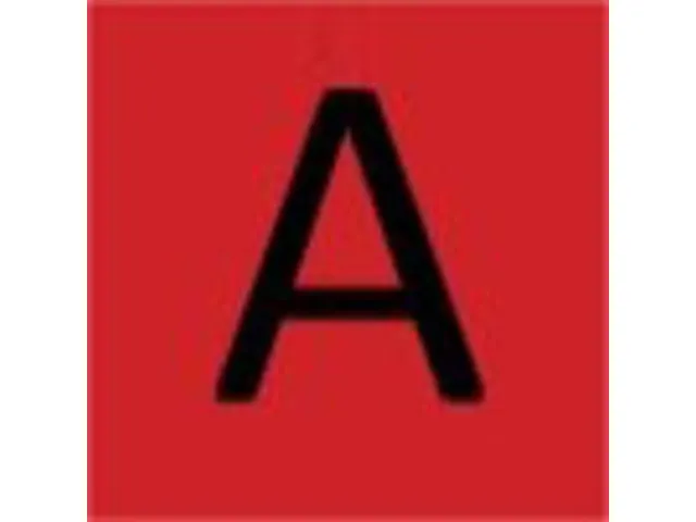 Labeltape Dymo LabelManager D1 polyester 24mm zwart op rood