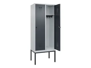 locker,HxBxD 2120x800x500mm,2vak,vak B 400mm,draaigrendel - 1