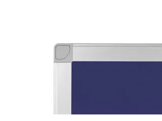 Textielbord Met Aluminium Frame 90x60Cm Blauw Vilt - 10
