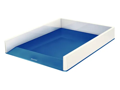 Brievenbak Leitz WOW wit/blauw C4 A4+