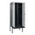 locker met bank,voor scheiding van kleding,HxBxD 2120x800x815mm,2vak