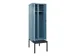 armoire vestiaire avec banc noir et blanc,HxlxP 2120x600x815mm